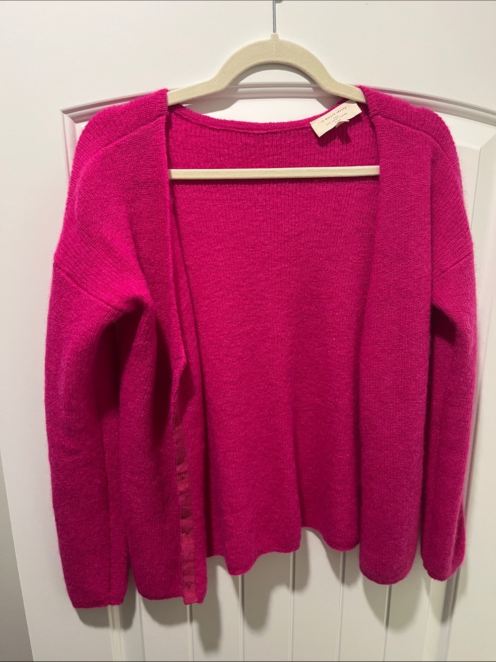 Sezane BARRY CARDIGAN Fuchsia Color